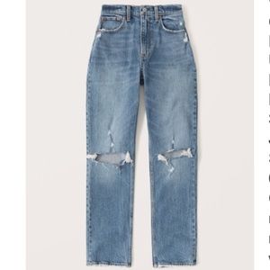 Curve Love 90s Ultra High Rise Straight Jeans